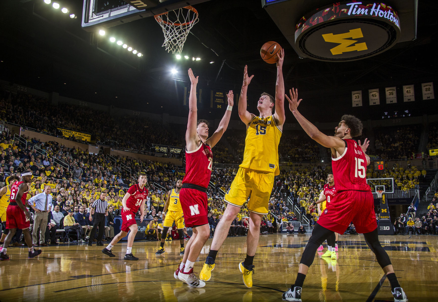 Nebraska Michigan Basketball